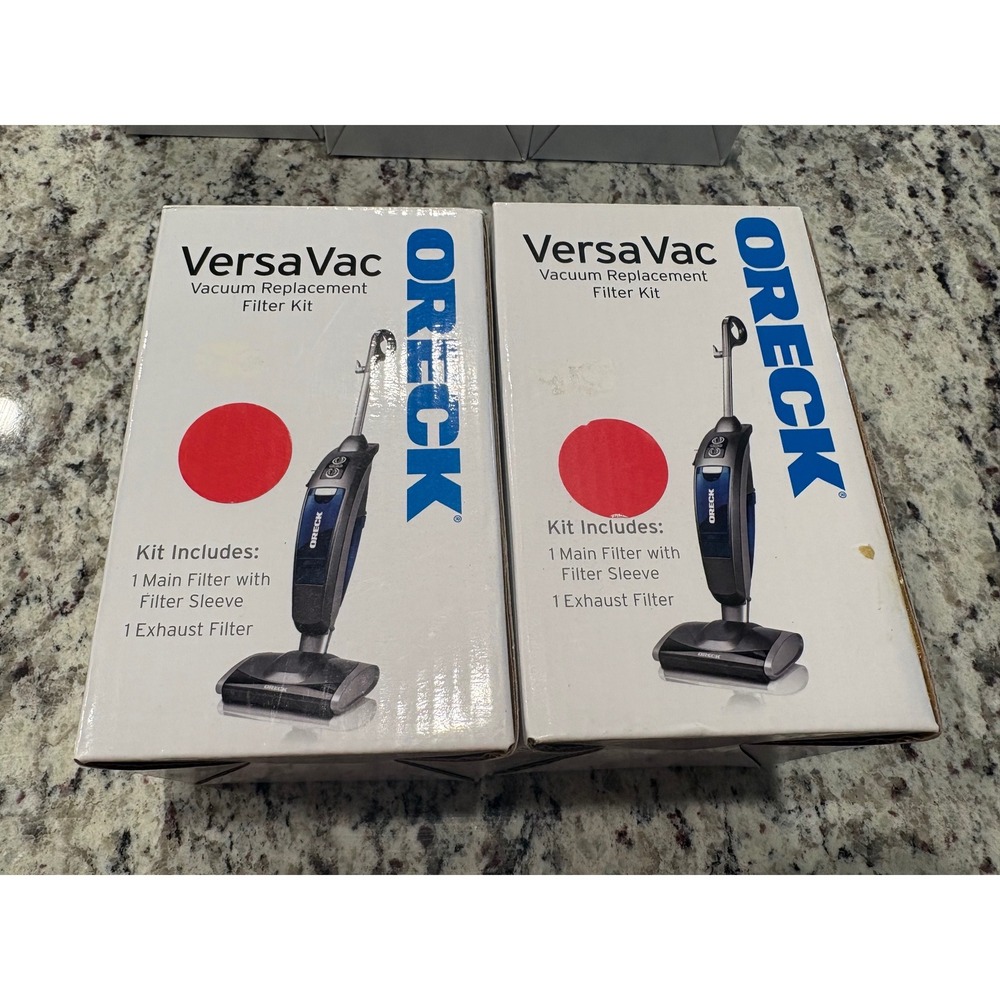 Oreck VersaVac Filter Kit Mens Womens OS Vacuum Replacement Filter 2 pack